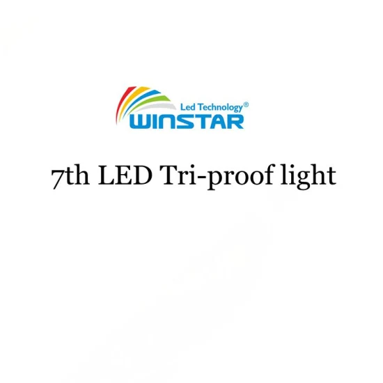 Tubolare LED tri-proof da 18W IP65 con barra impermeabile