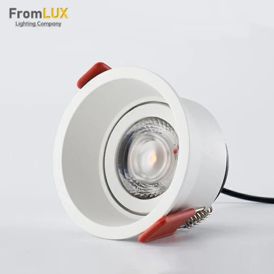 Plafoniera da incasso orientabile 6W/7W/10W/15W, downlight LED, faretto antiabbagliamento profondo