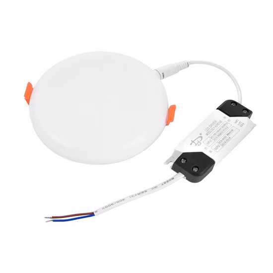 Lampada da pannello Simva LED Montaggio superficiale Lampada da pannello SMD rotonda senza cornice Lampada da soffitto a paratia 18W 24W 36W 48W 3000-6500K