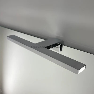 Lusso Cromato Superficie In Alluminio 40 cm LED Mobili Da Bagno Armadietto del Bagno Luce Specchio Frontale 220 V/110 V IP44 CE RoHS con Touch